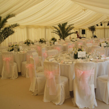 Wedding Marquee in Crawley including Furniture Hire, Floor and Decor
